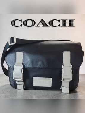 Coach Track Crossbody Messenger Bag - Good Condition Unisex